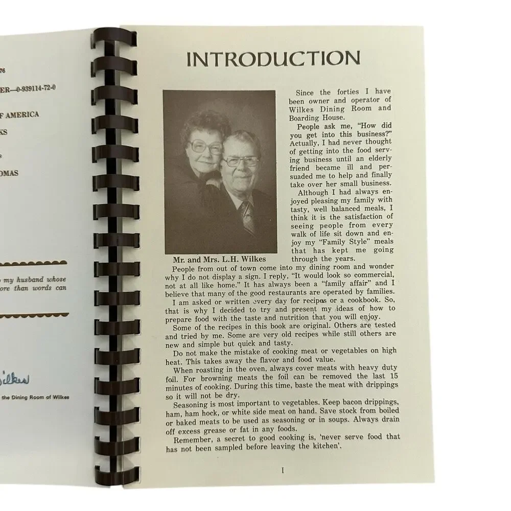 Famous Recipes from Mrs. Wilkes Boarding House in Historic Savannah, Signed Book